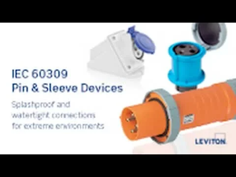 Leviton's IEC 60309 Pin & Sleeve Devices