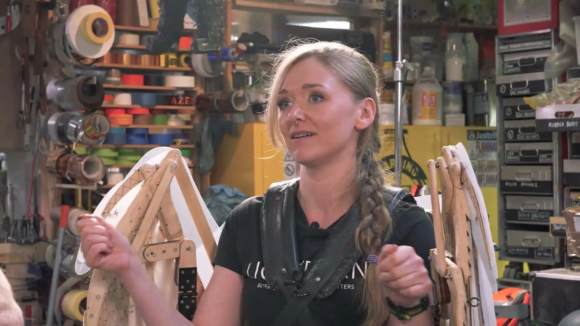 Adam Savage Experiences Anatomically Correct Wings!